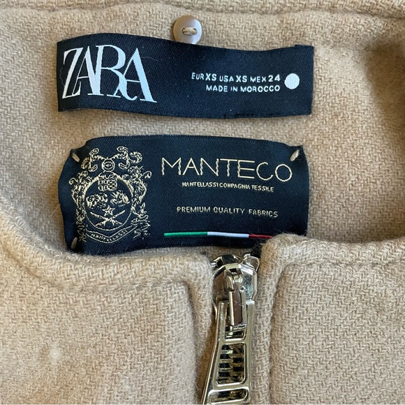 Zara Manteco Wool Coat - Picture 2 of 5